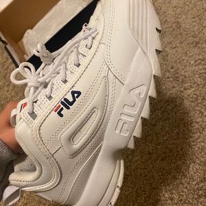FILA Disruptors White Size 7